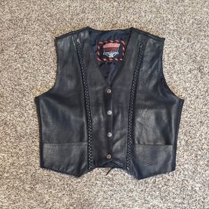 Interstate Leather Biker Vest